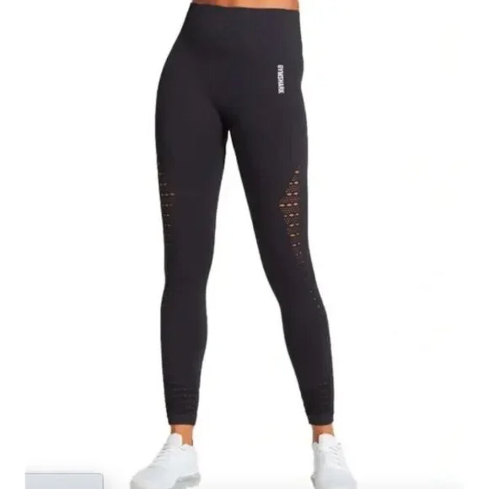 Gymshark Energy Seamless Leggings High Rise Laser Cutout Gym Workout